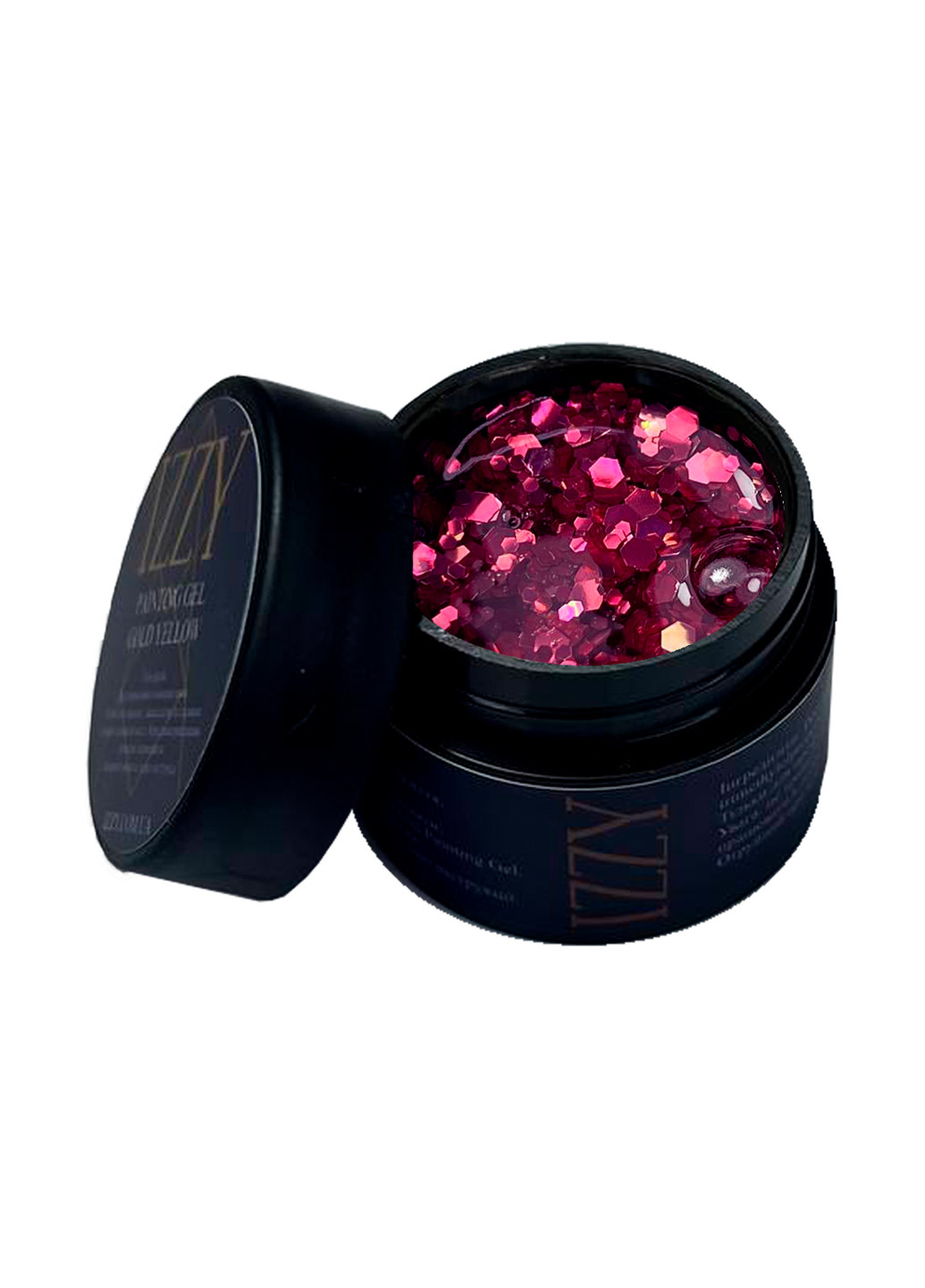 Глітер-гель з паєтками Хамелеон рожевий, Chameleon Gel, 10 г Izzy (363030422)