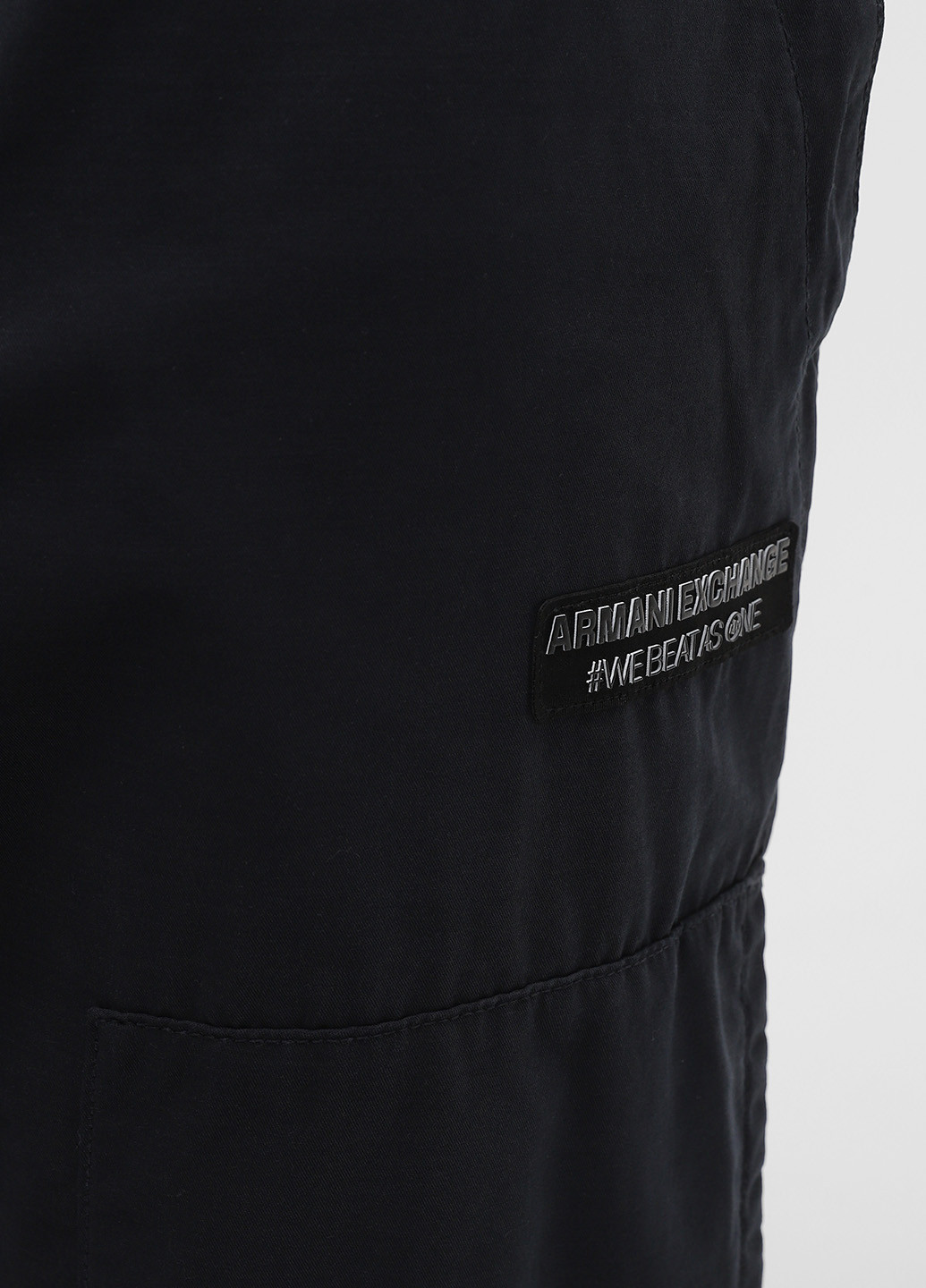 Темно-синие спортивные демисезонные джоггеры брюки Armani Exchange