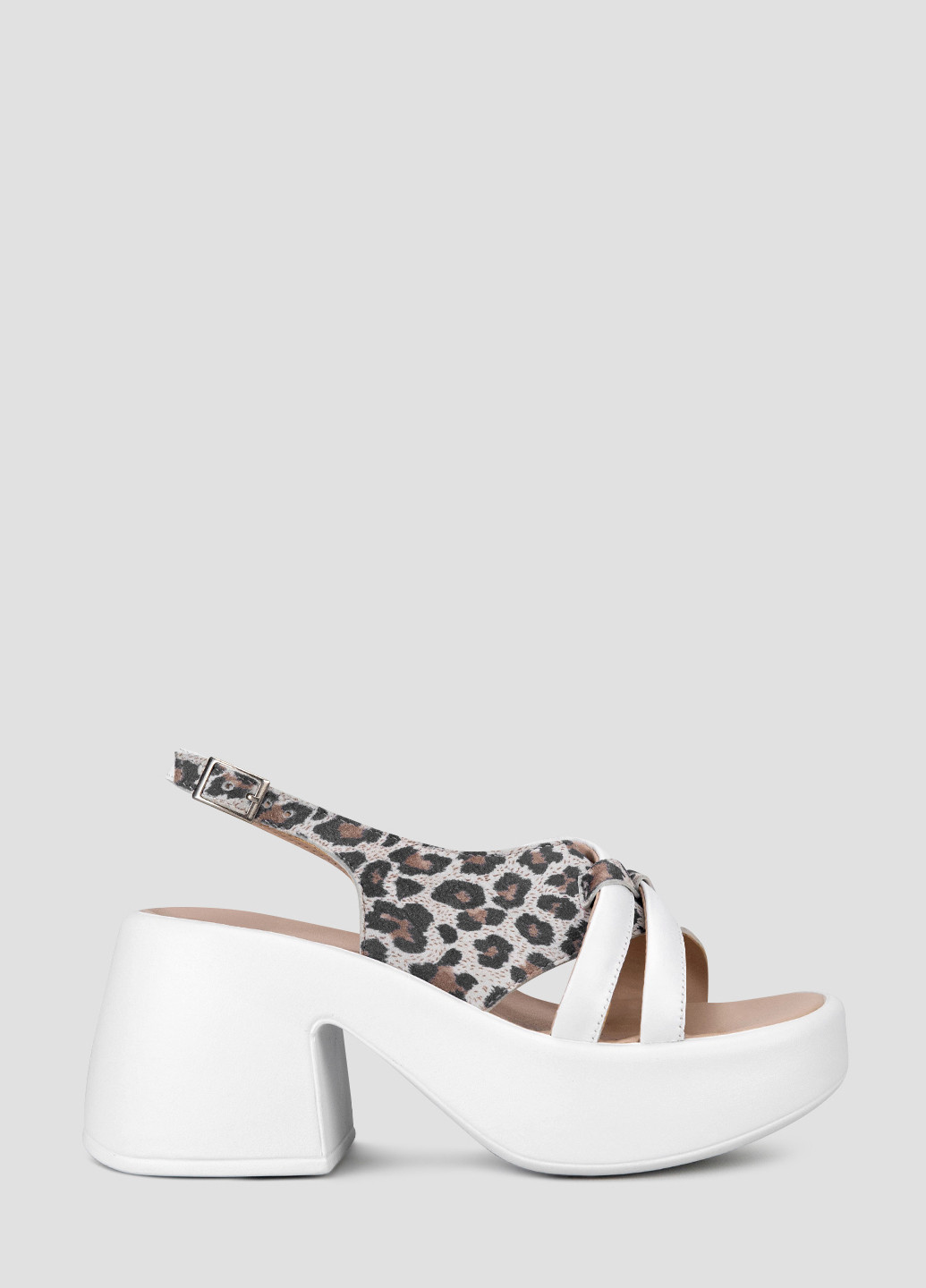 Белые босоножки Viscala с ремешком с белой подошвой, плетение