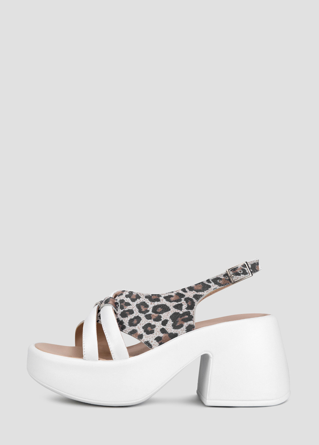 Белые босоножки Viscala с ремешком с белой подошвой, плетение