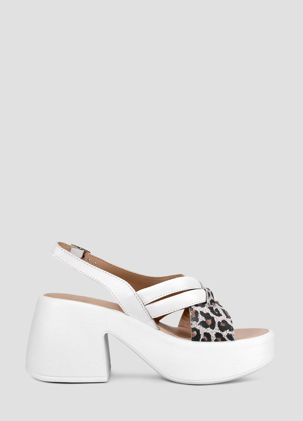 Белые босоножки Viscala с ремешком с белой подошвой, плетение