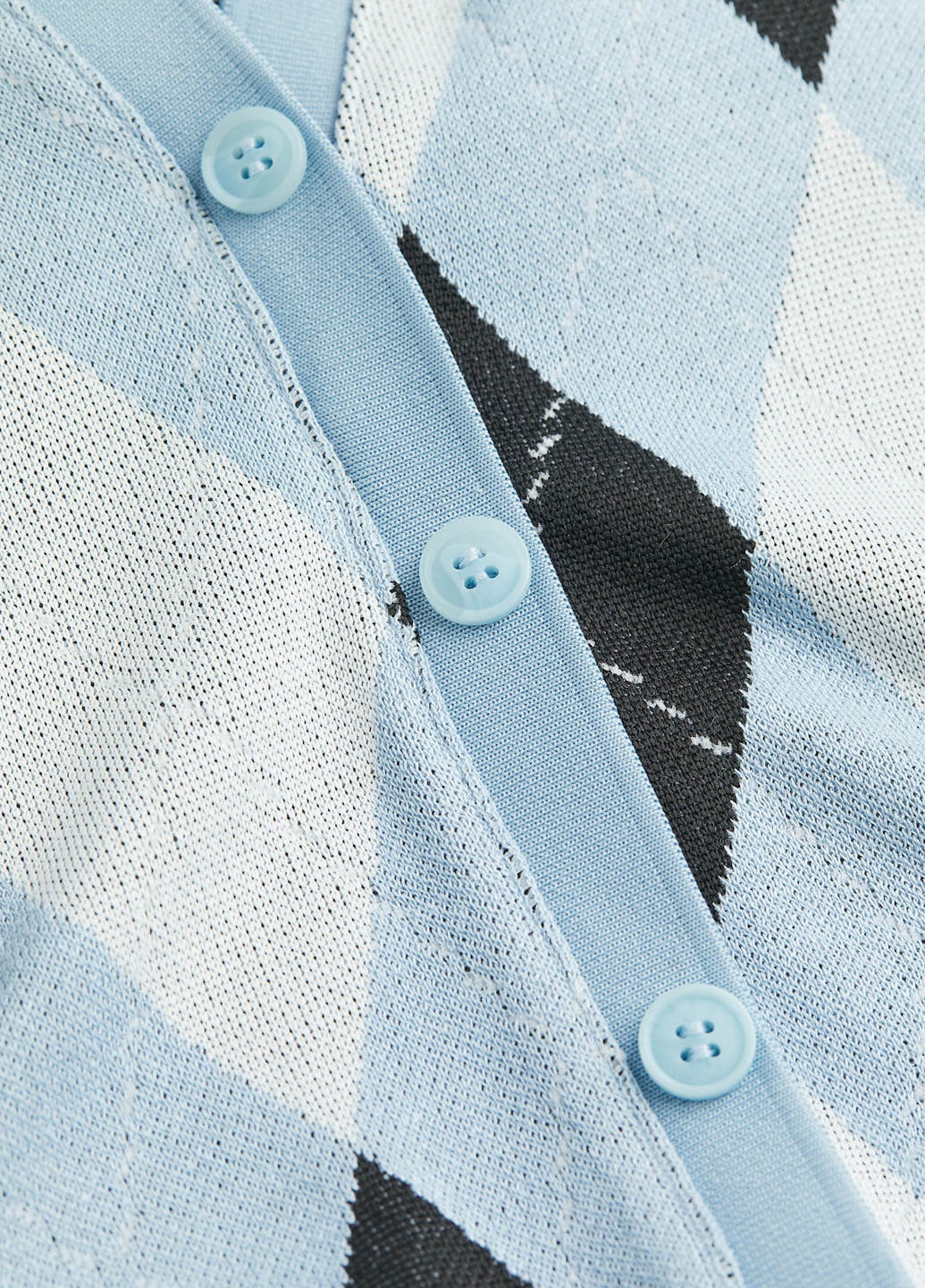 Блакитна кежуал сукня H&M в клітинку