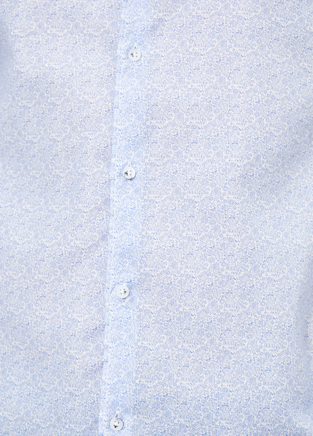 Светло-голубой кэжуал рубашка с рисунком KOTON