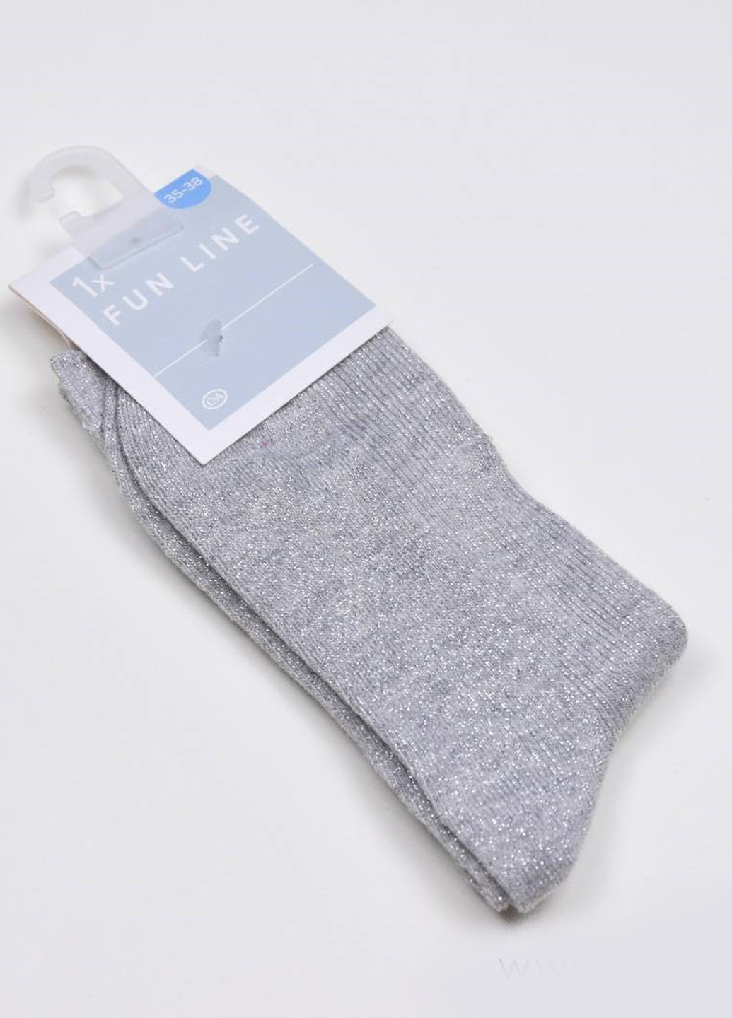 Срібні шкарпетки C&A однотонні (249903610)