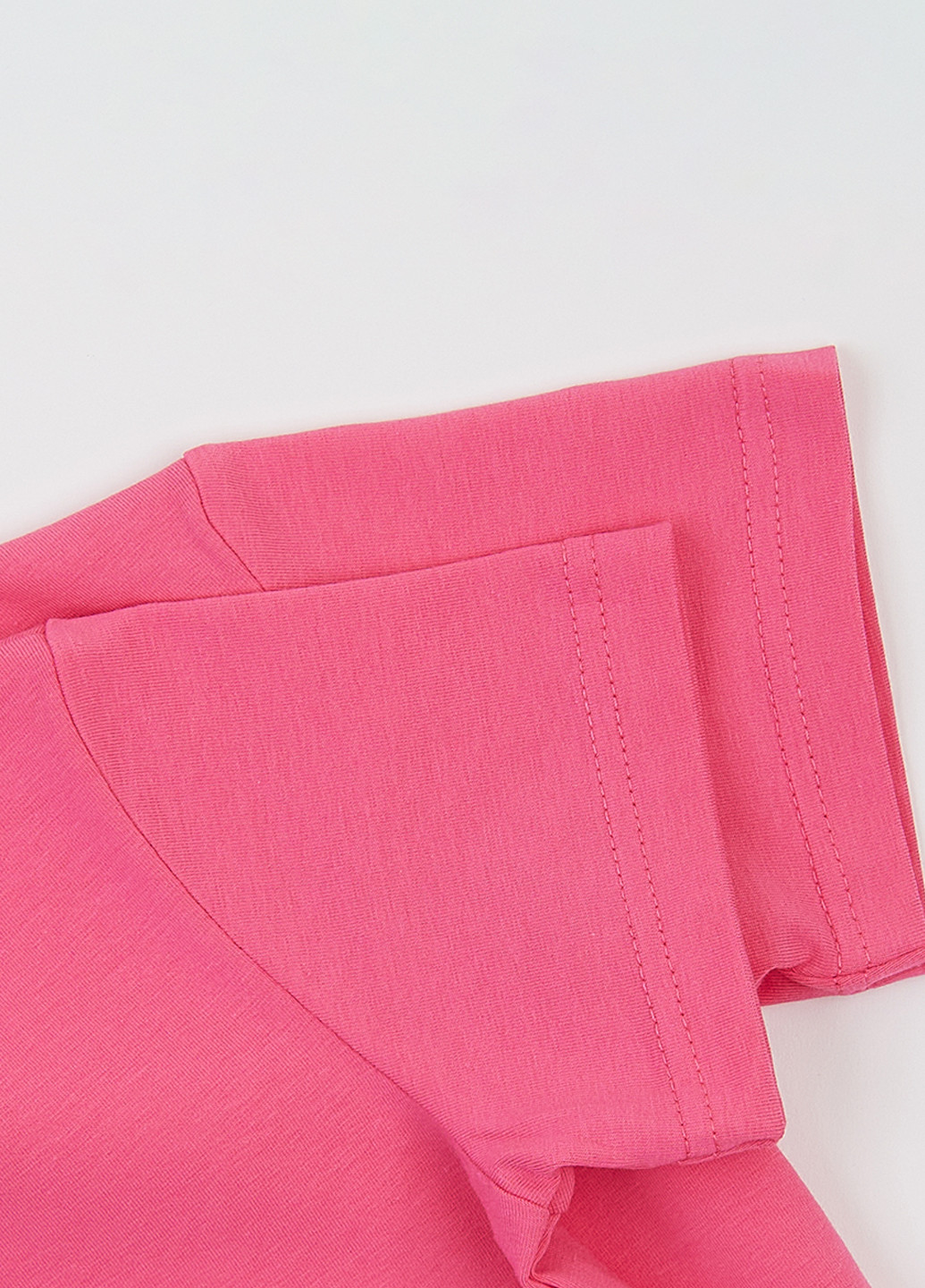 Розовая летняя футболка Garnamama