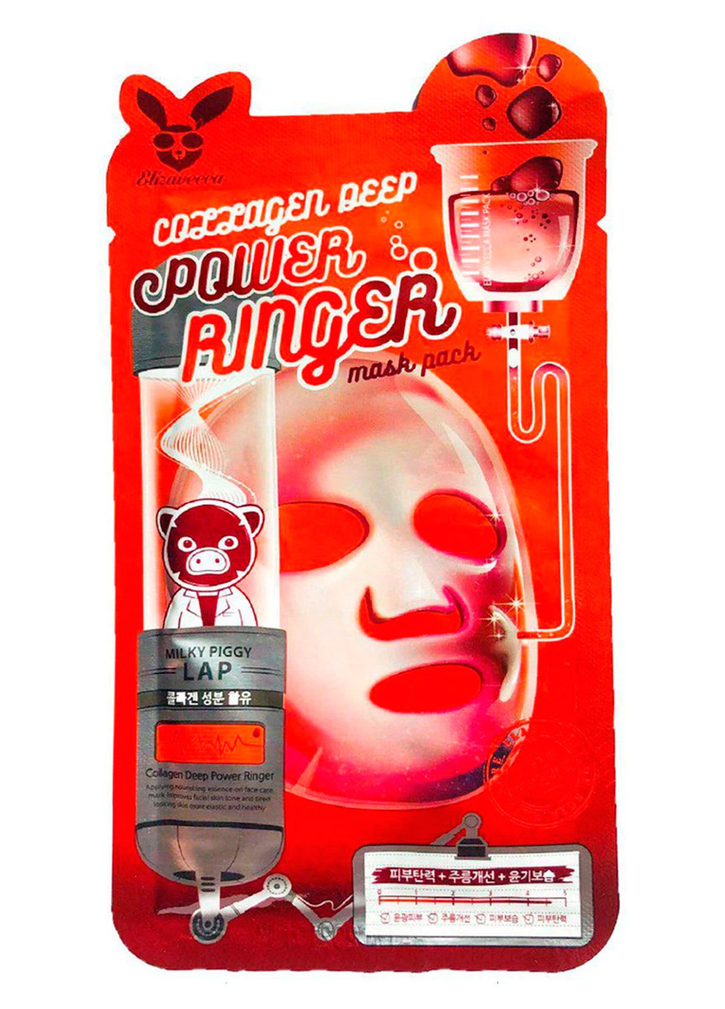 Колагенова маска для обличчя Collagen Deep Power Ringer Mask Pack (1 шт.) Elizavecca (202418787)
