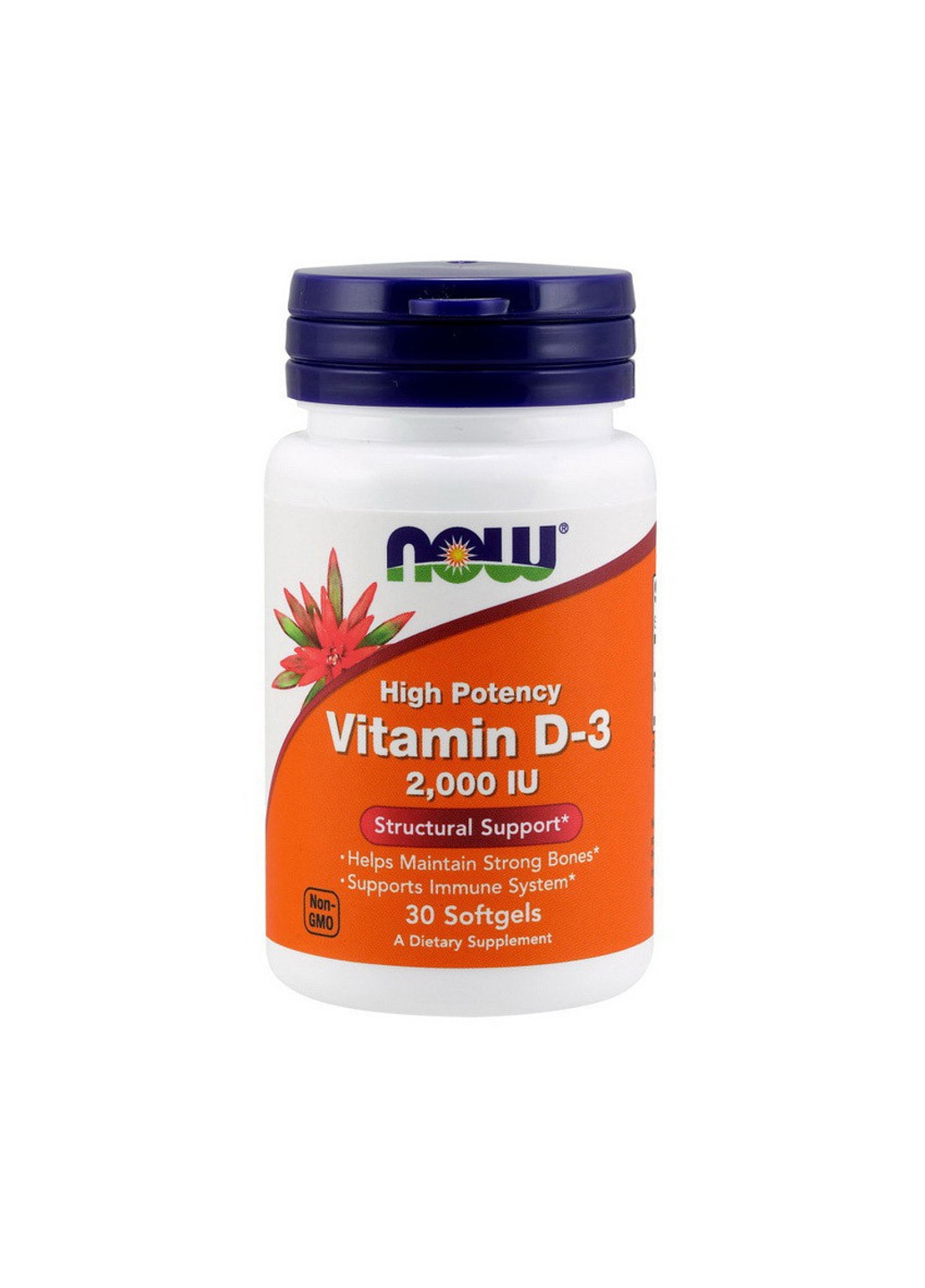 Витамин Д3 Vitamin D3 1000 IU 120 капсул Now Foods (255410602)