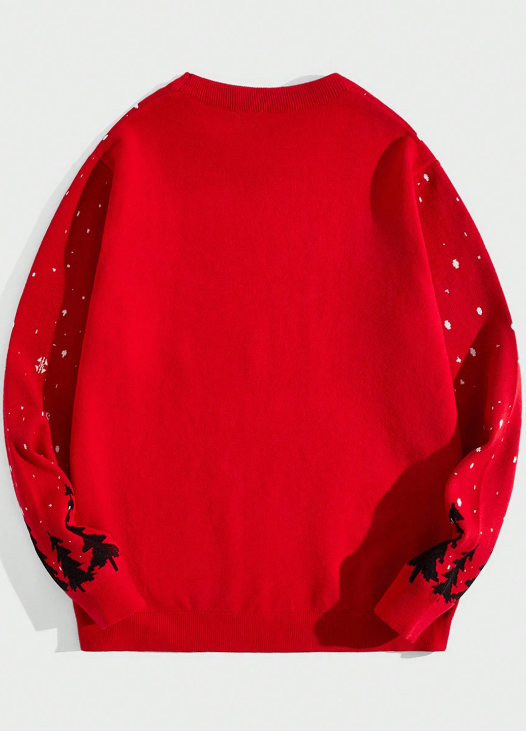 Красный зимний джемпер джемпер SHEIN