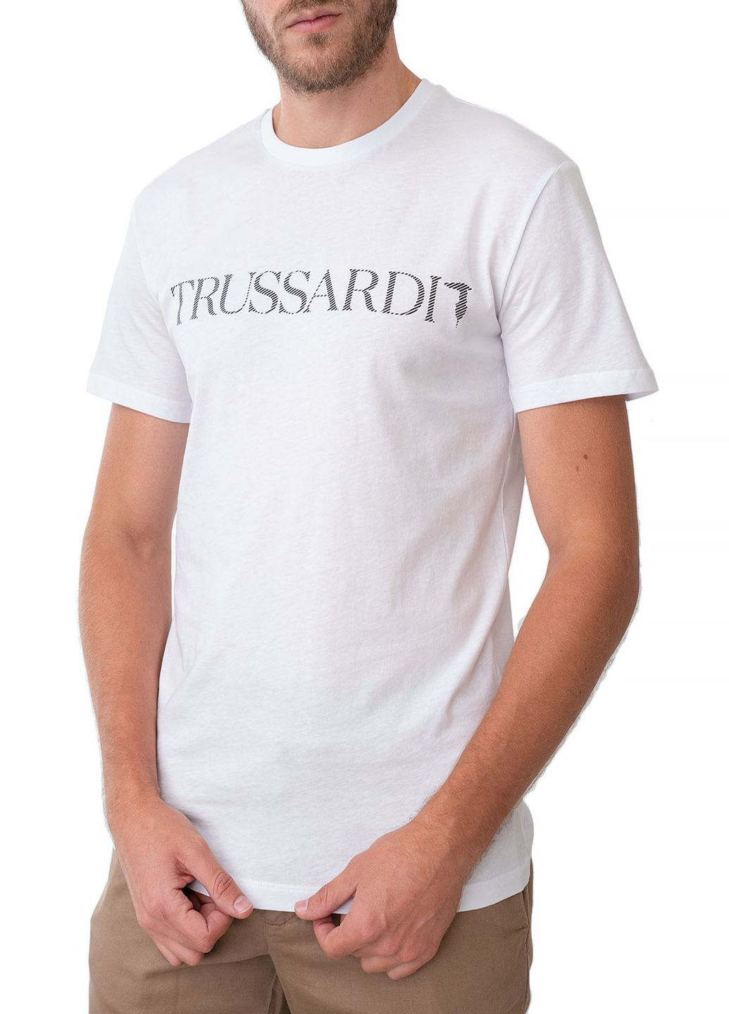 Біла футболка Trussardi Jeans