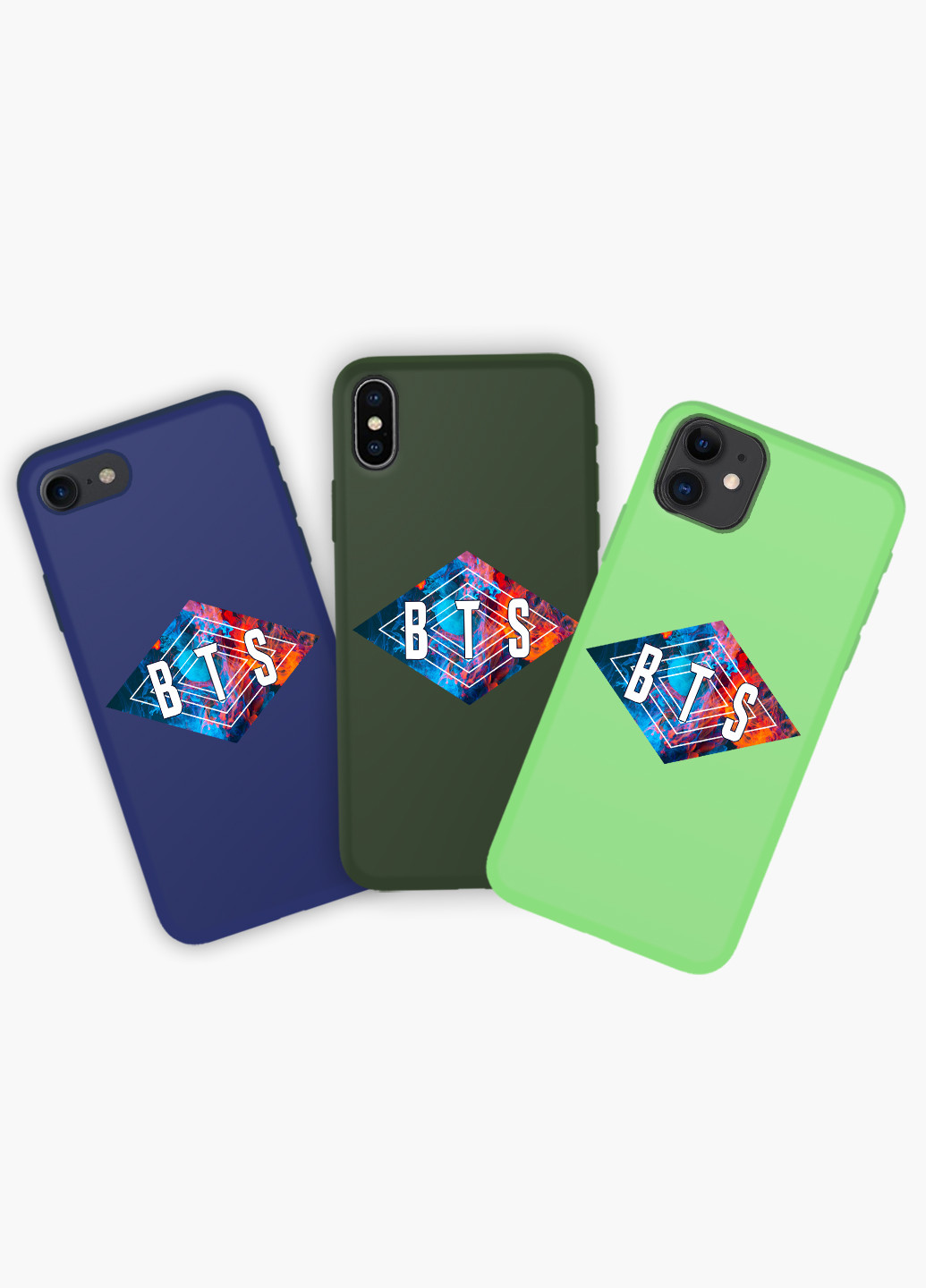 Чехол силиконовый Apple Iphone 11 Pro БТС (BTS) (9231-1062) MobiPrint (219335878)