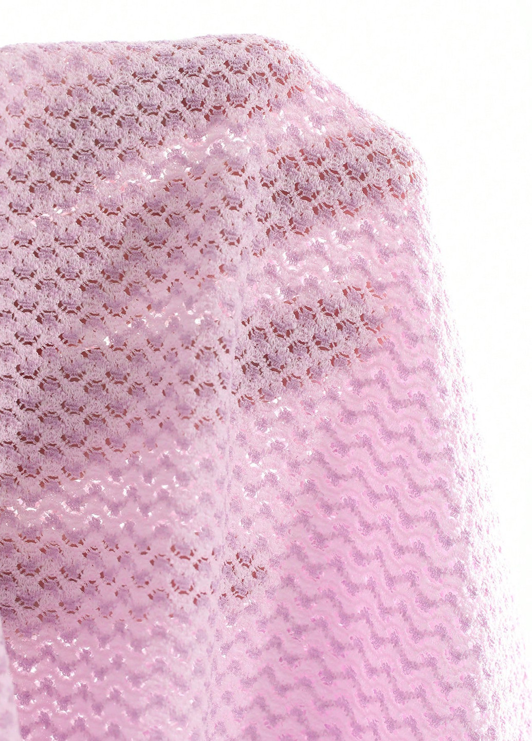 Фиолетовая кэжуал рубашка однотонная SHEIN