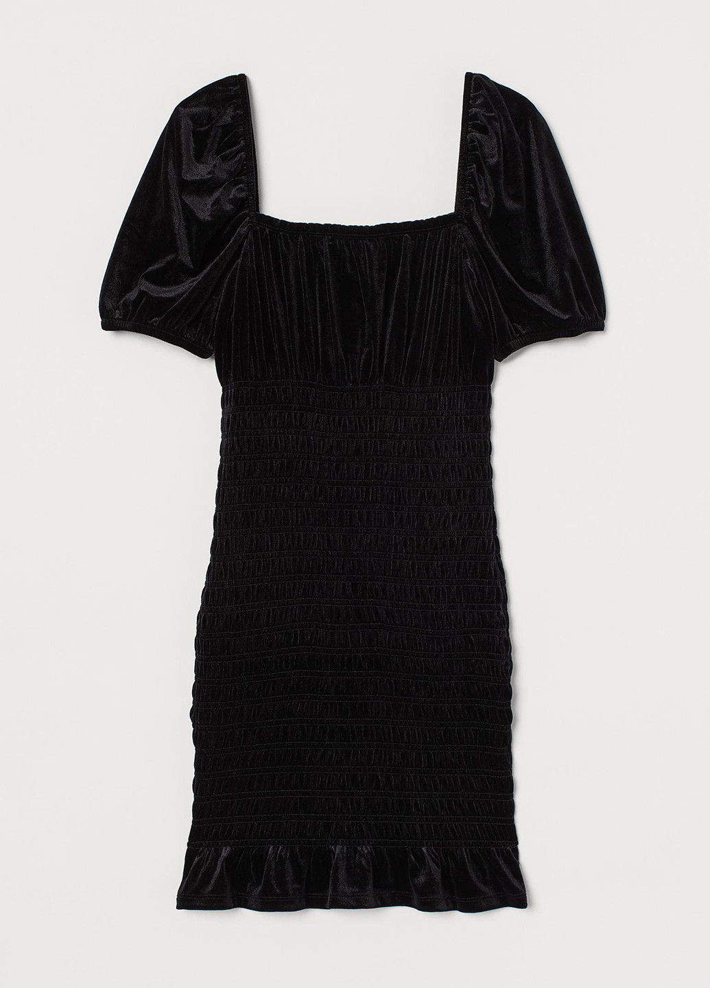 Черное вечернее сукня футляр H&M однотонное