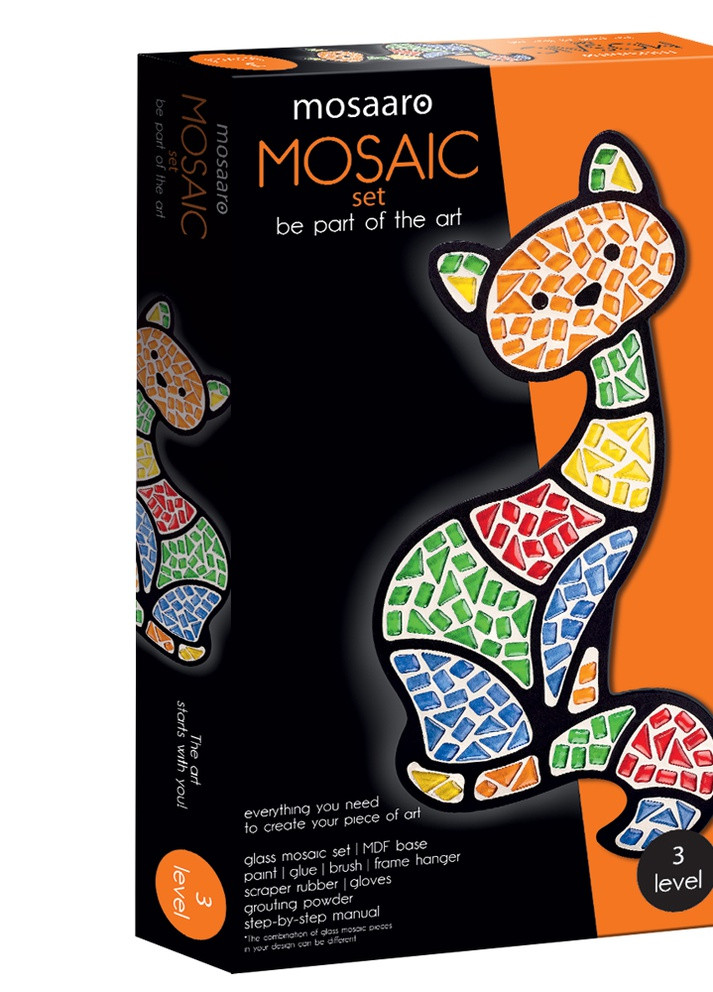 Стеклянная мозаика Cat. Кот MA3002 Mosaaro (253876002)
