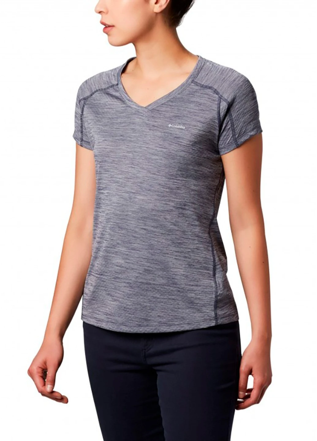 1533571-466 XS Футболка женская Zero Rules™ Short Sleeve Shirt темно-синий р.XS Columbia - (253563615)