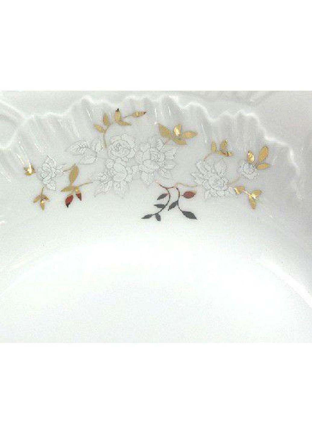 Блюдо Rococo White Flower 9705-32 32 см Cmielow (253542395)