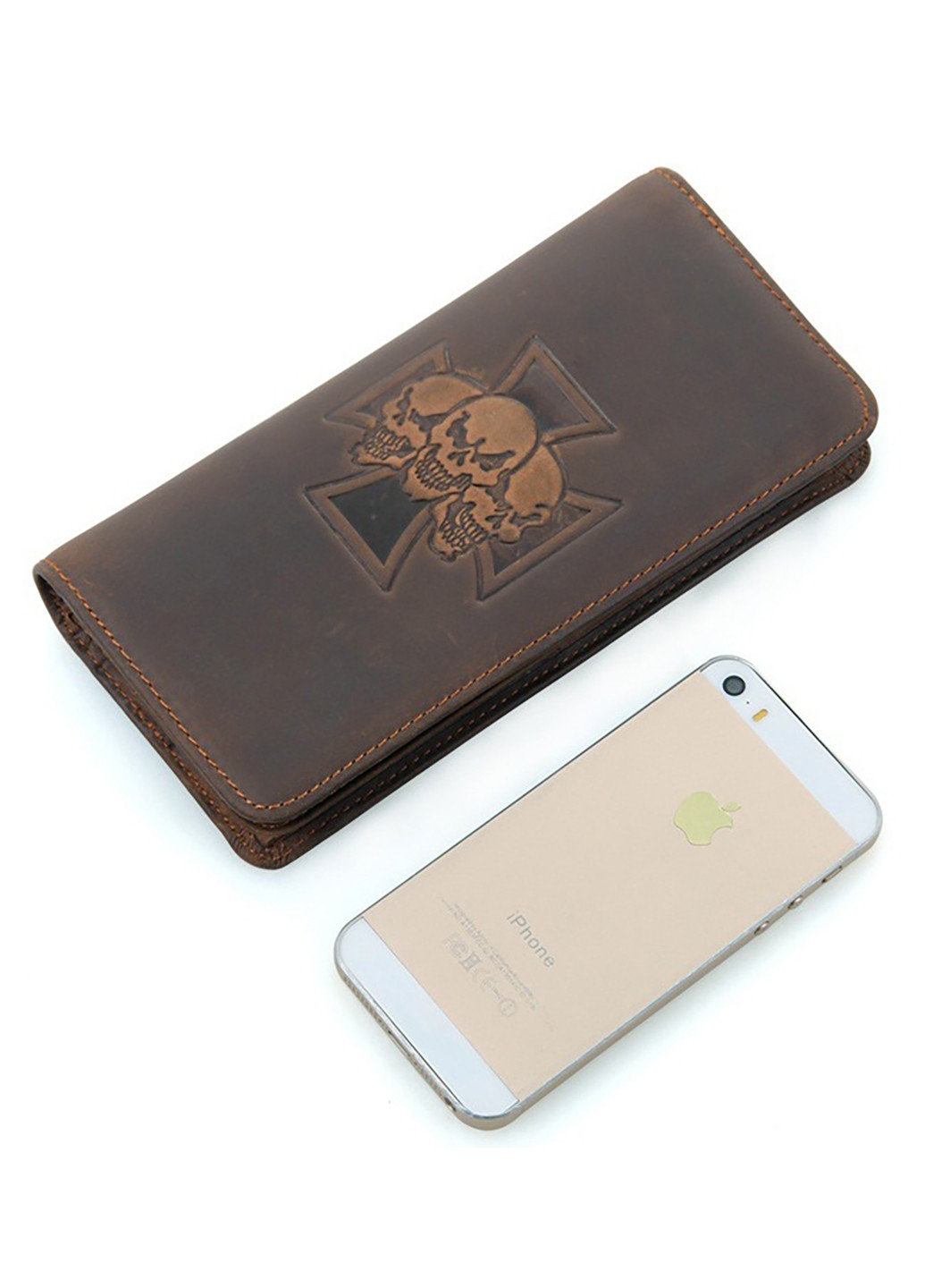 Чоловічий шкіряний гаманець 9х19 см Vintage (252131052)