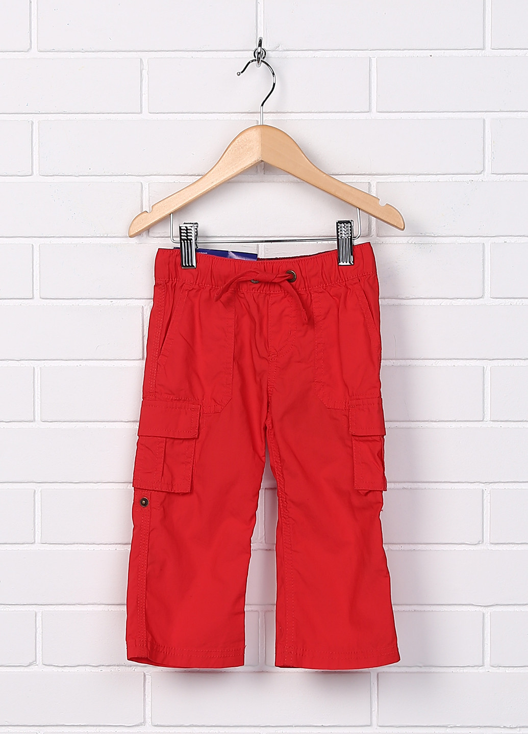 Красные кэжуал демисезонные брюки прямые Primigi