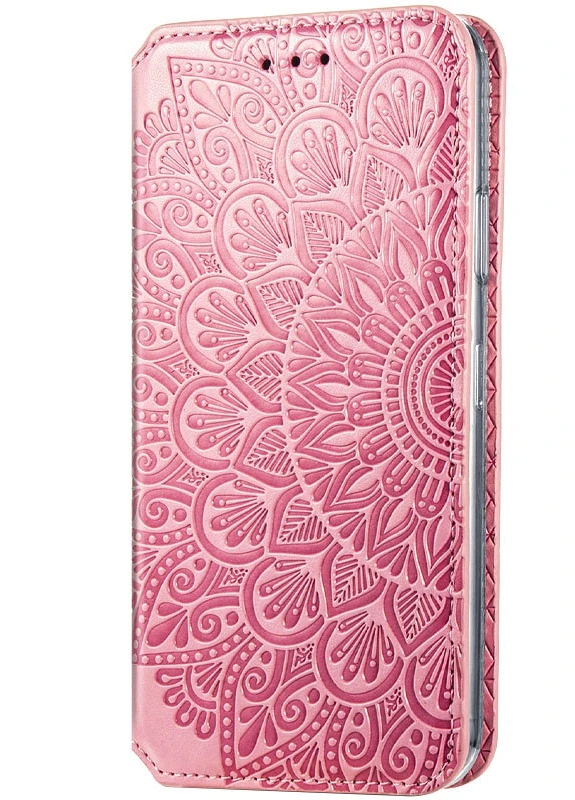 Шкіряний чохол книжка Mandala (PU) для Xiaomi Mi 10T / Mi 10T Pro Рожевий (is_00000041398_3) Getman (237829310)