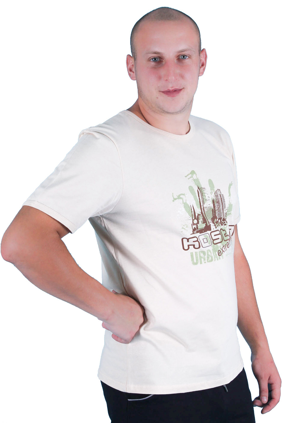 Бежевая футболка Kosta
