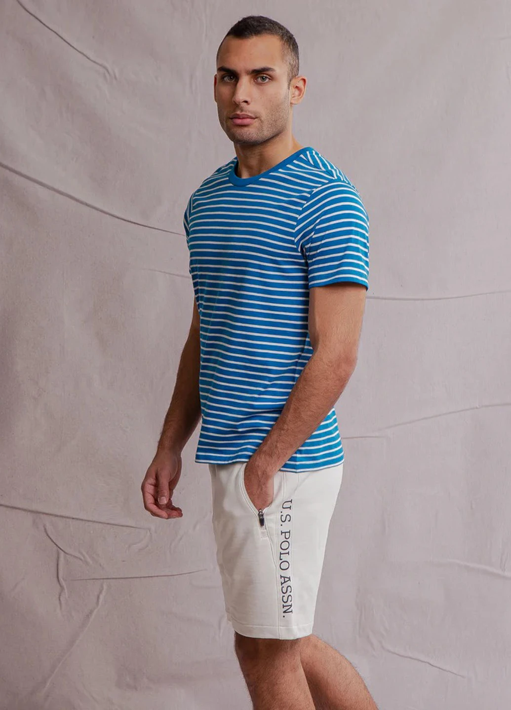 Блакитна футболка U.S. Polo Assn.