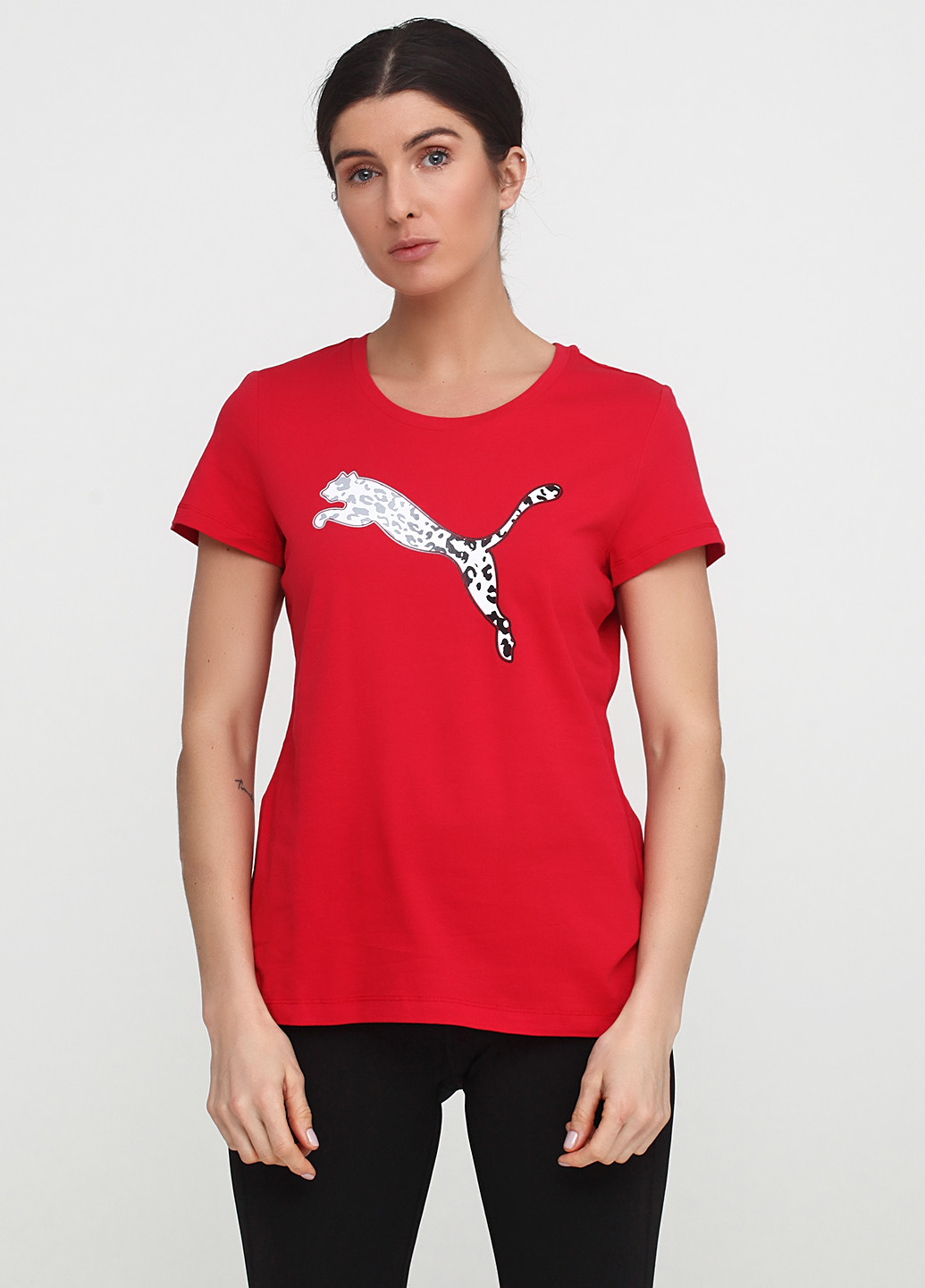 Червона всесезон футболка з коротким рукавом Puma
