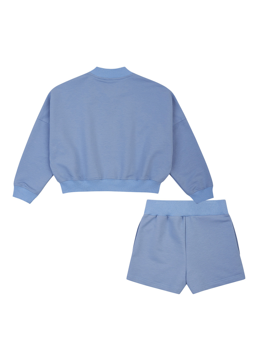 Голубой демисезонный комплект (бомбер, шорты) Garnamama