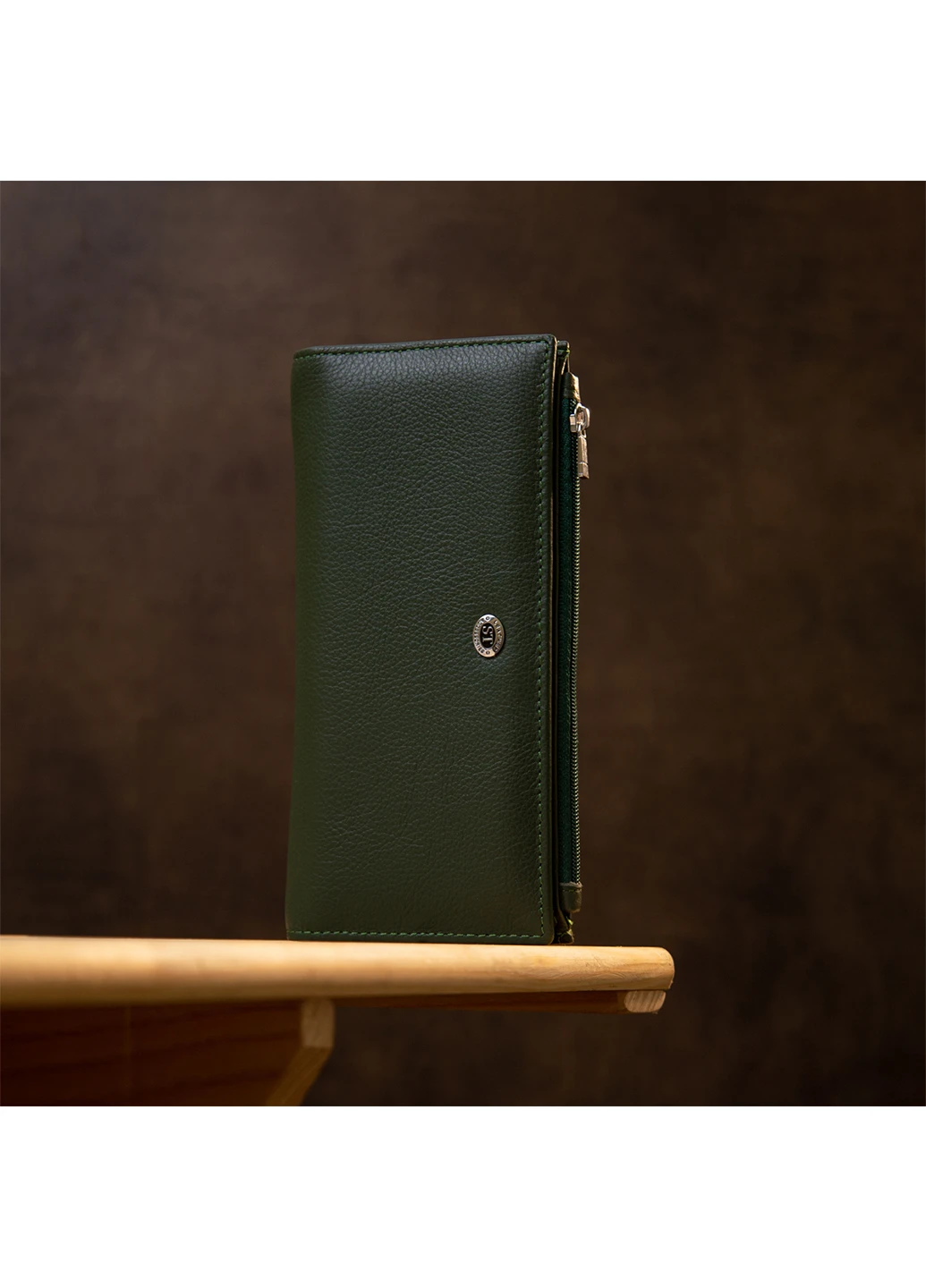 Жіночий шкіряний гаманець 19х9,5х1,5 см st leather (242188619)