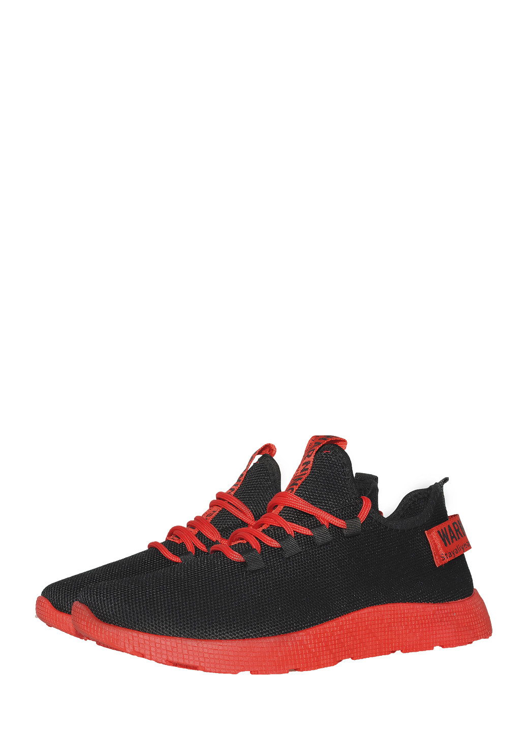 Черные демисезонные кроссовки n74 red Ideal