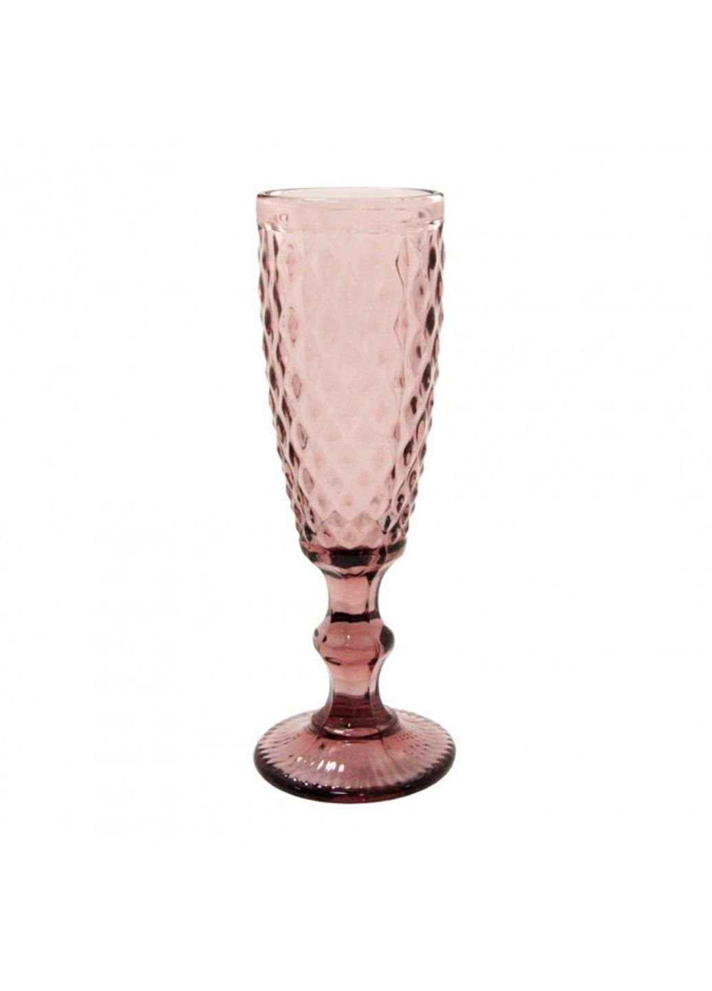 Бокал для шампанського Ізумруд-2 34215-12-3 150 мл рожевий Olens (253626729)