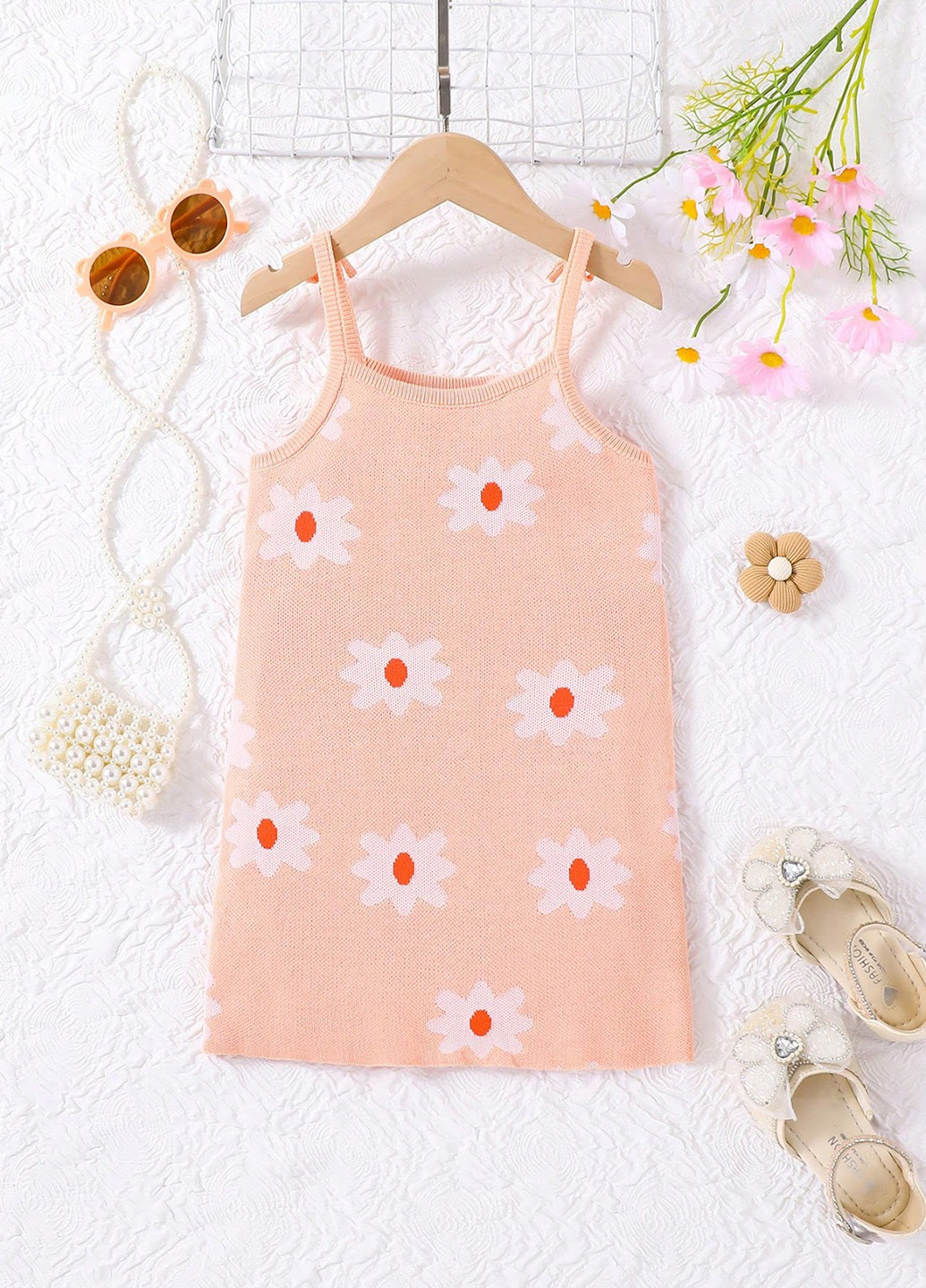 Персикова сукня SHEIN (330486669)