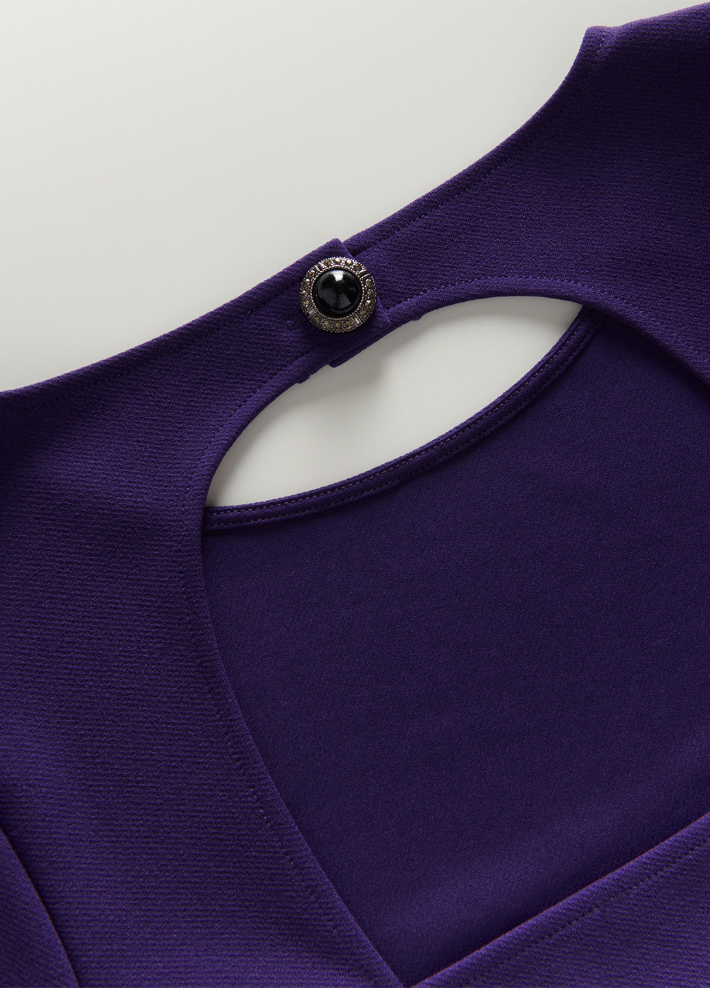 Фиолетовое кэжуал, коктейльное платье а-силуэт Reserved однотонное