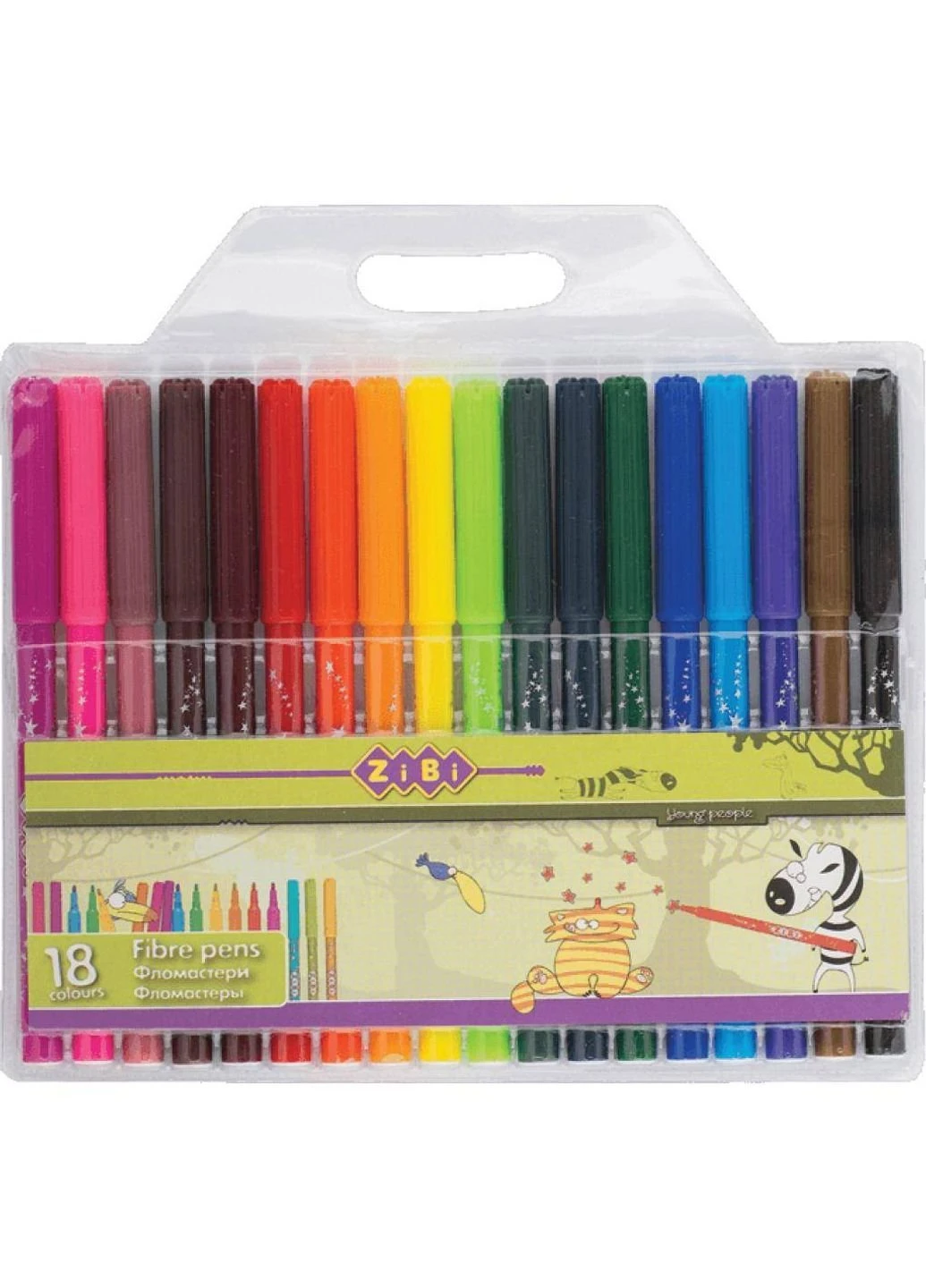 Фломастери 18 colors (ZB.2803) Zibi (254066312)