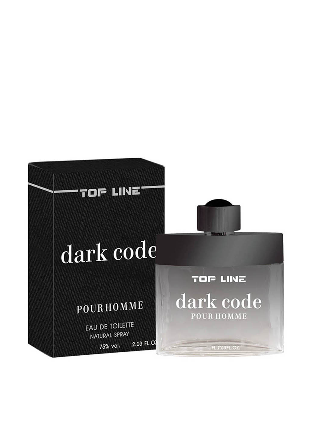 Туалетна вода Top Line Dark Code, 60 мл Aroma Perfume (184346152)