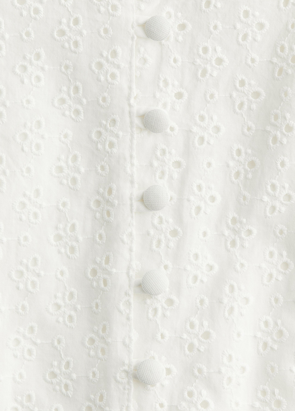 Білий кежуал сукня H&M однотонна