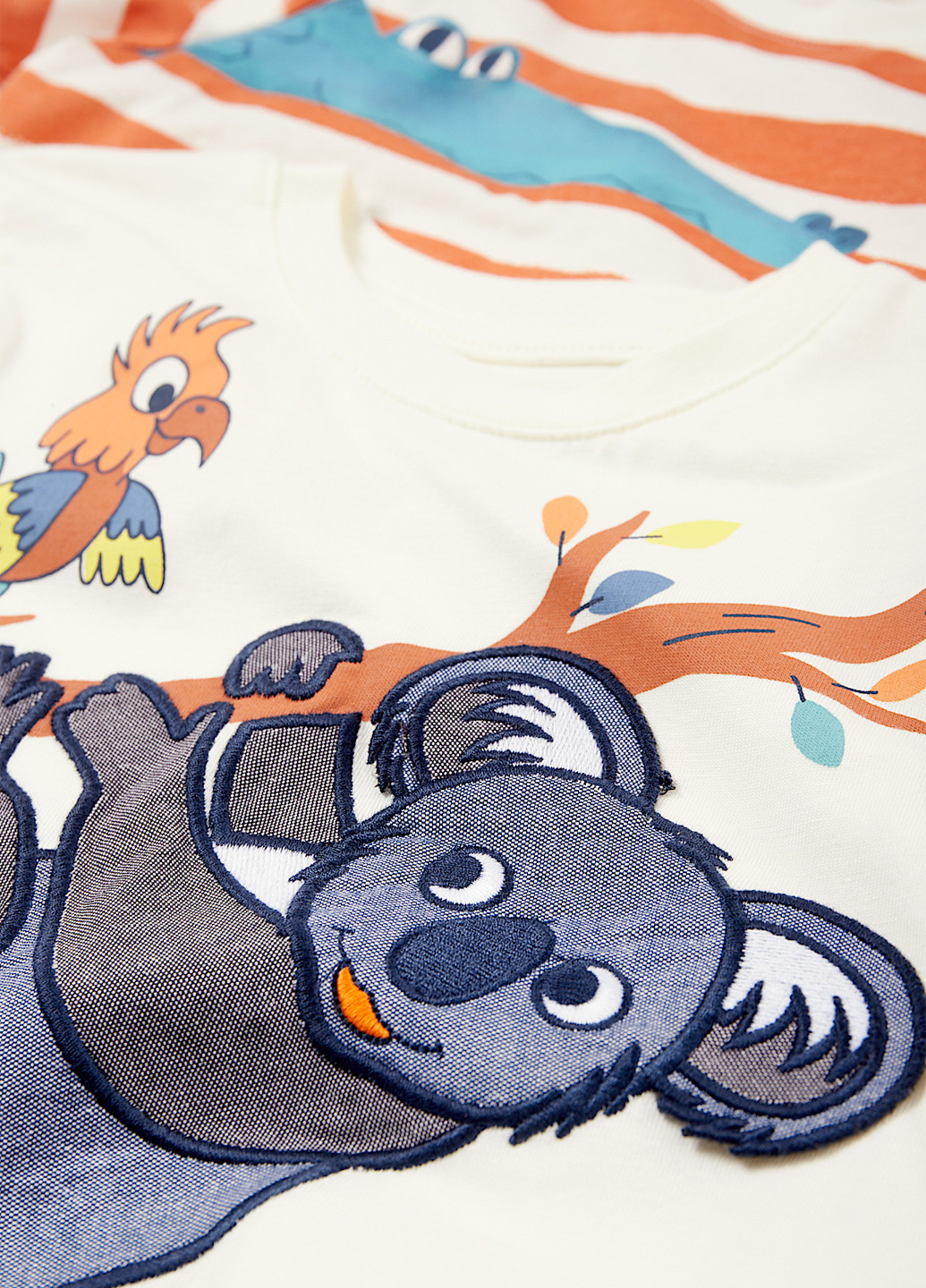 Комбінована літня футболка (2 шт.) C&A