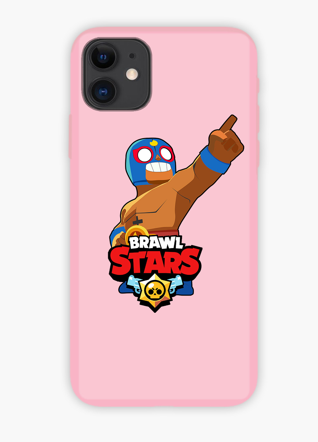 Чехол силиконовый Apple Iphone X Эль Примо Бравл Старс (El Primo Brawl Stars) (6129-1011) MobiPrint (219288545)