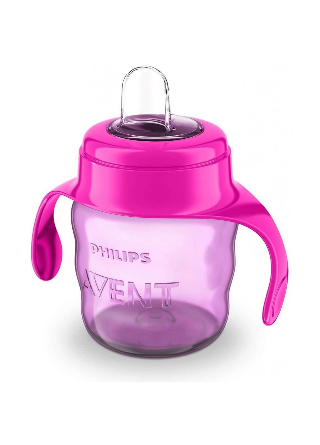 Поильник-непроливайка с мягким носиком 200 мл розовый 6 мес+ Philips Avent (252247842)