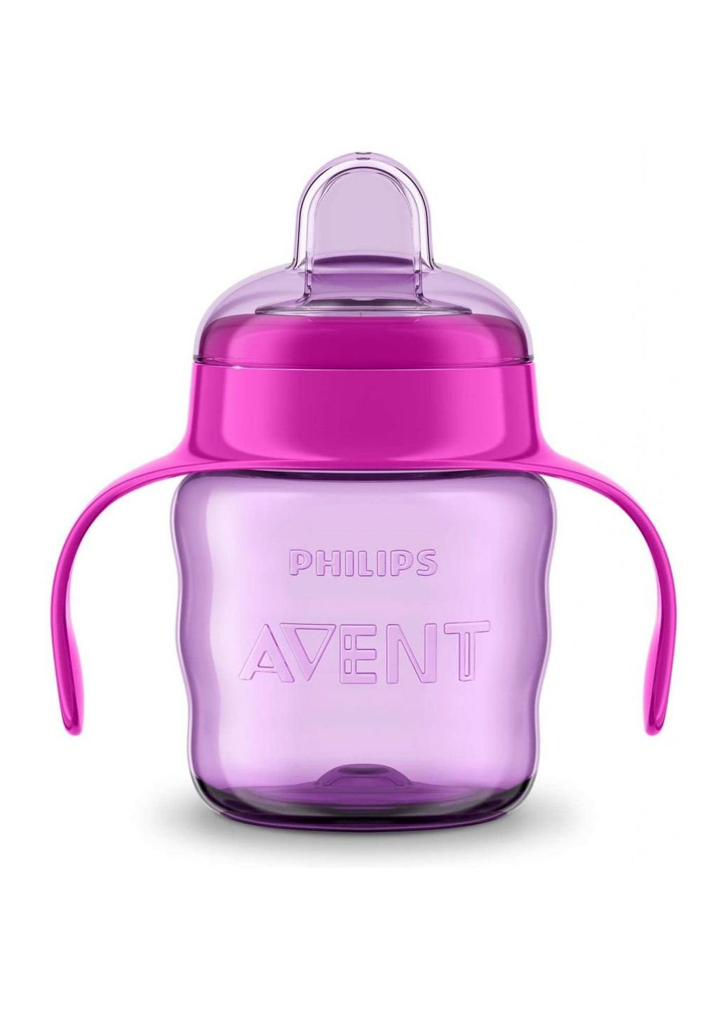 Поильник-непроливайка с мягким носиком 200 мл розовый 6 мес+ Philips Avent (252247842)