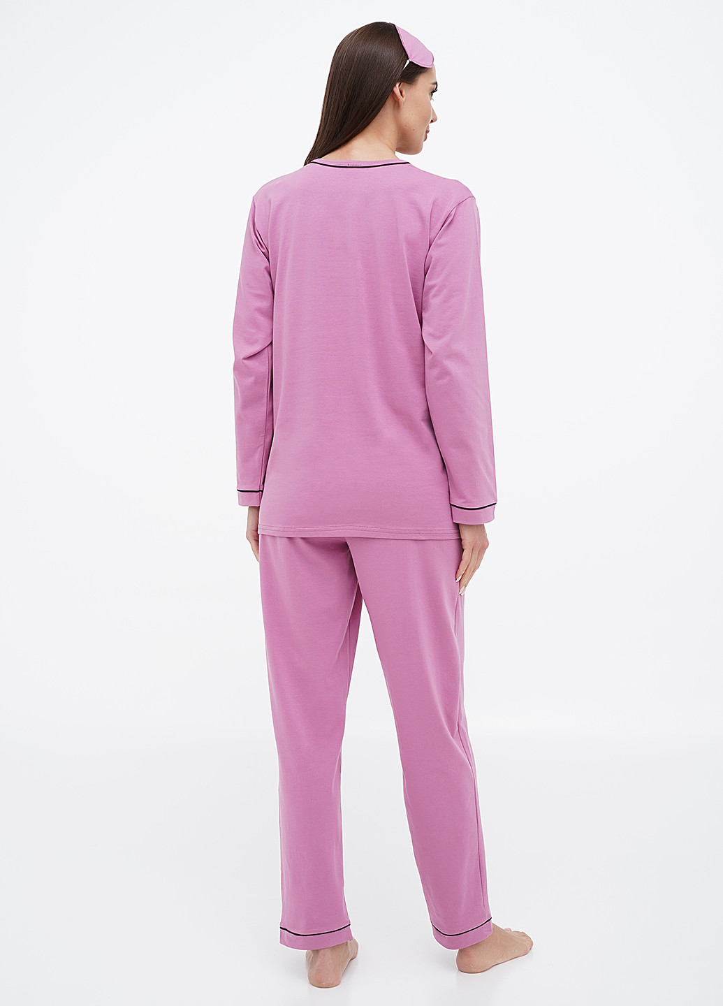 Светло-фиолетовая всесезон пижама (лонгслив, брюки) лонгслив + брюки Lucci