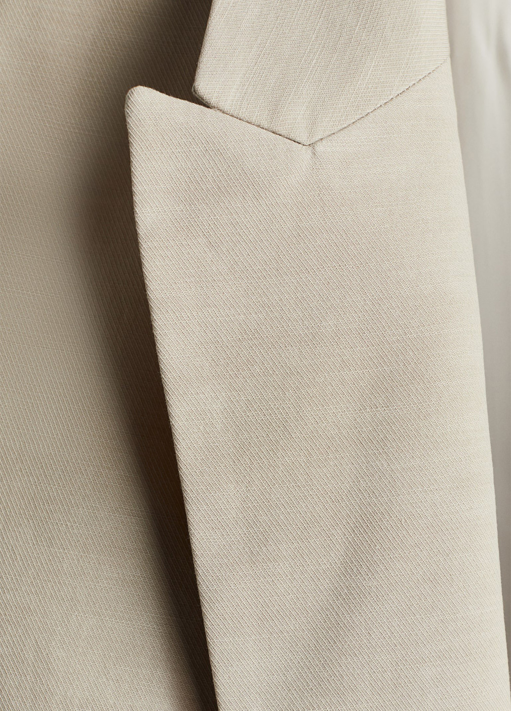 Бежевый женский жакет H&M однотонный - демисезонный