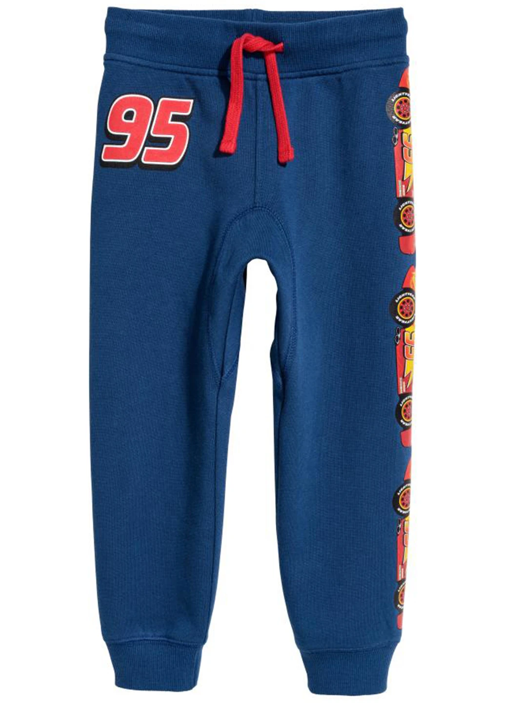 Синие кэжуал демисезонные брюки H&M