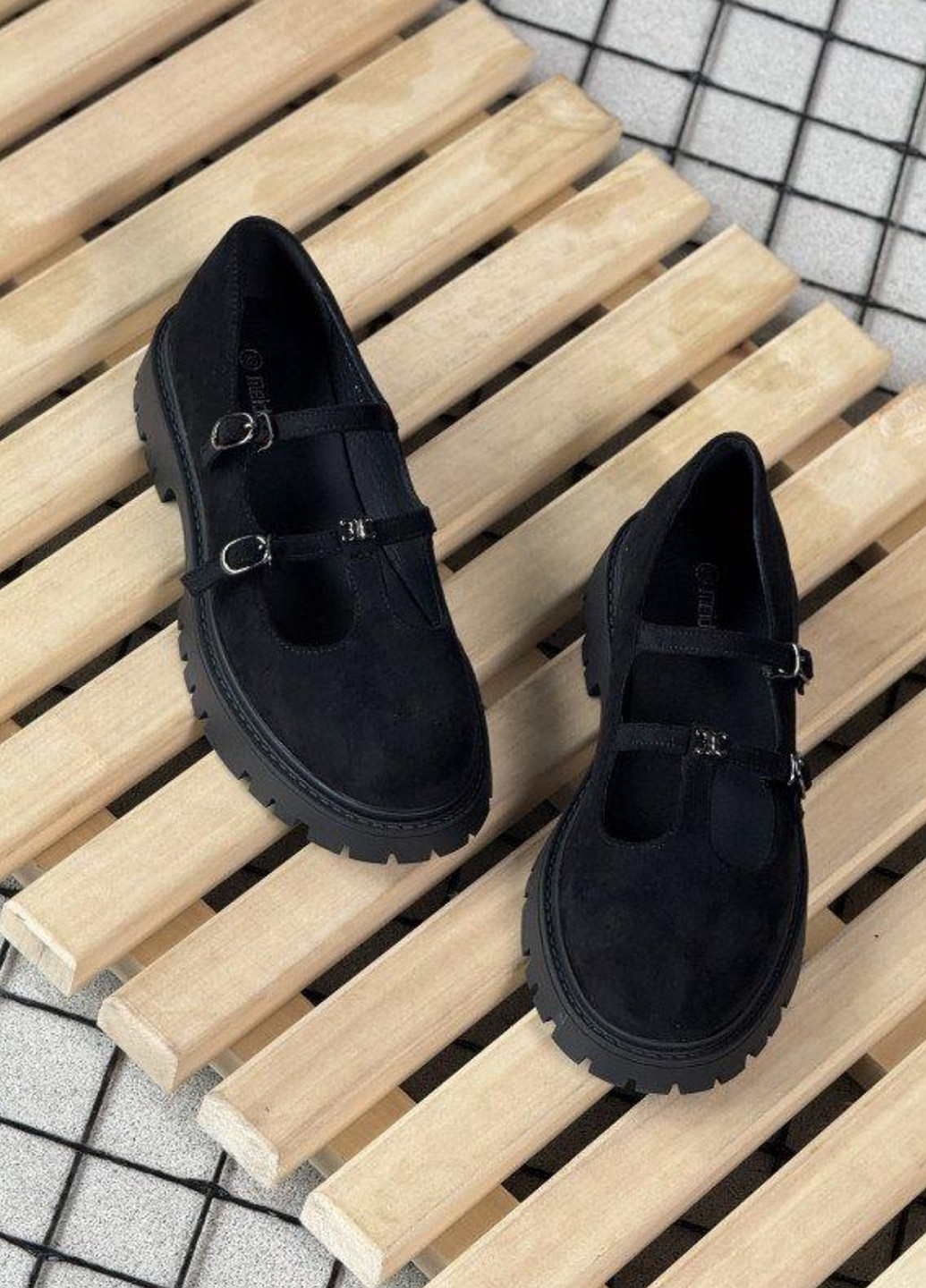 Meideli Туфли мери джейн черный з искусственная замша, — демисезон (357279059)