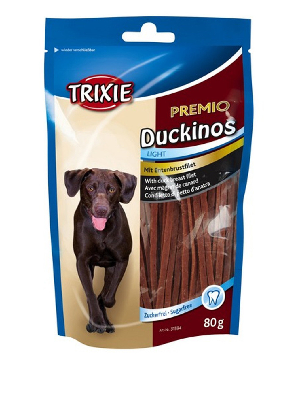Ласощі для собак "PREMIO Duckinos" з качкою, 80 г Trixie (16935186)