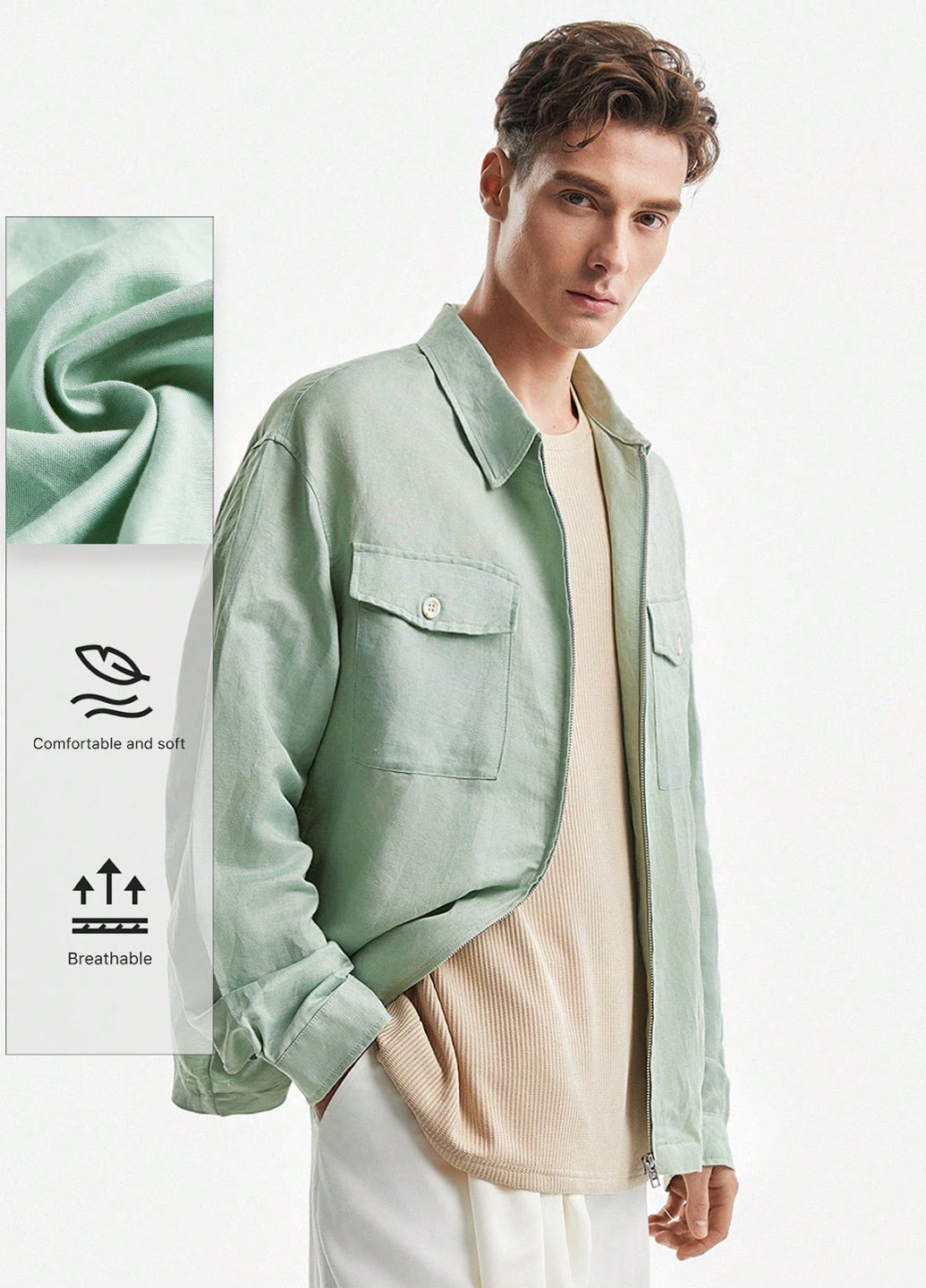 Куртка-сорочка SHEIN (322984614)