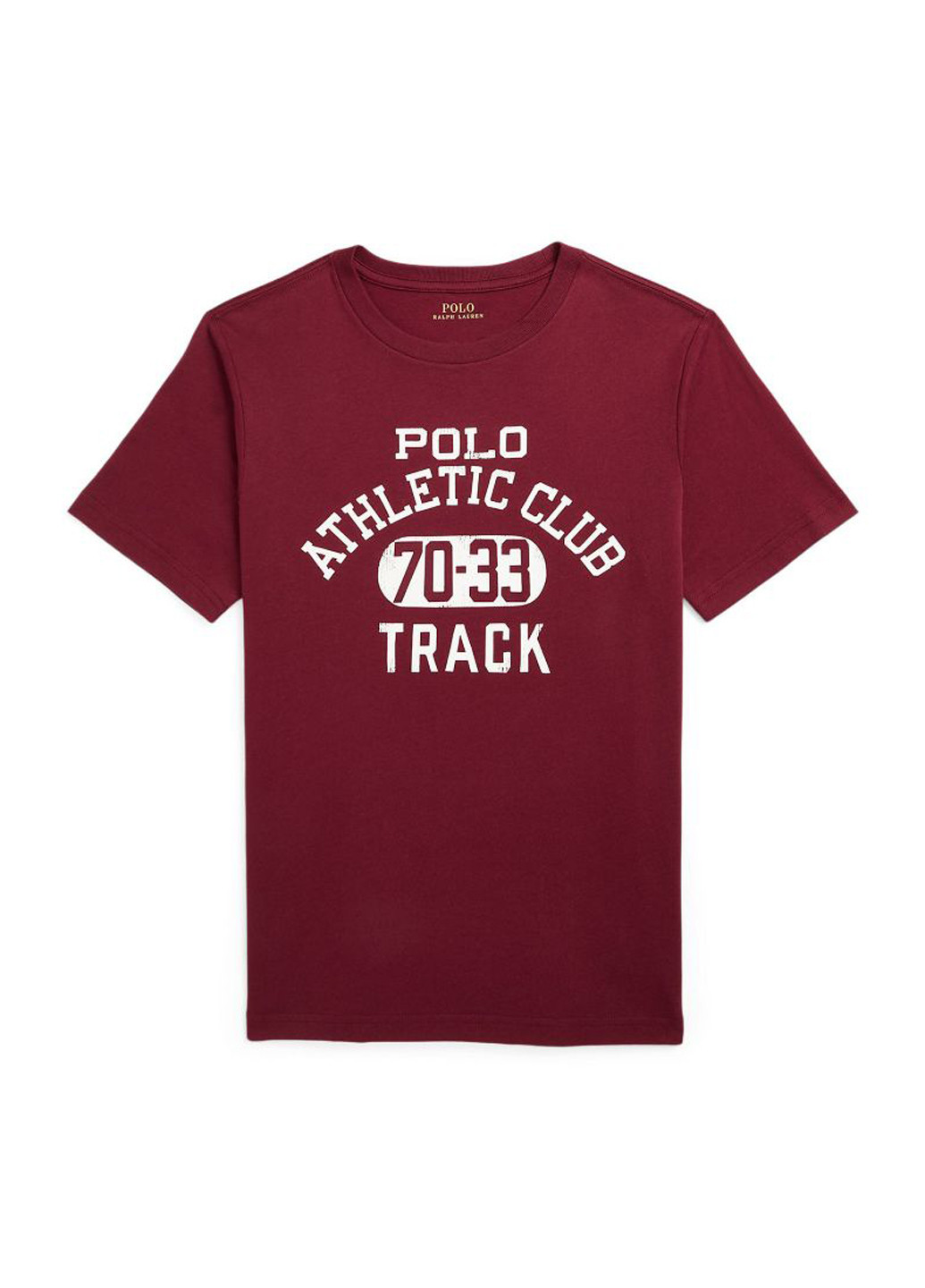 Бордова літня футболка Ralph Lauren