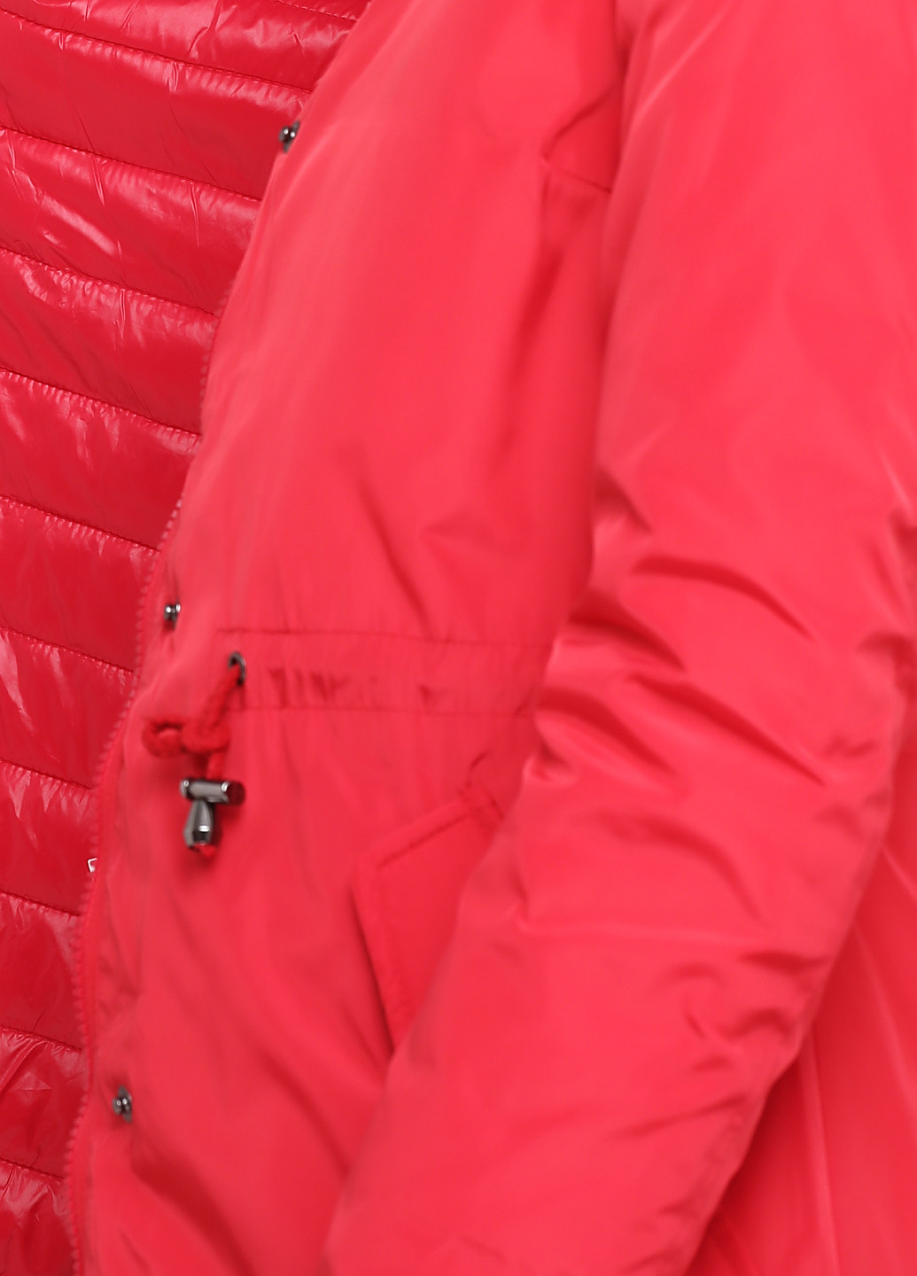 Червона демісезонна куртка 2-стороння Minority