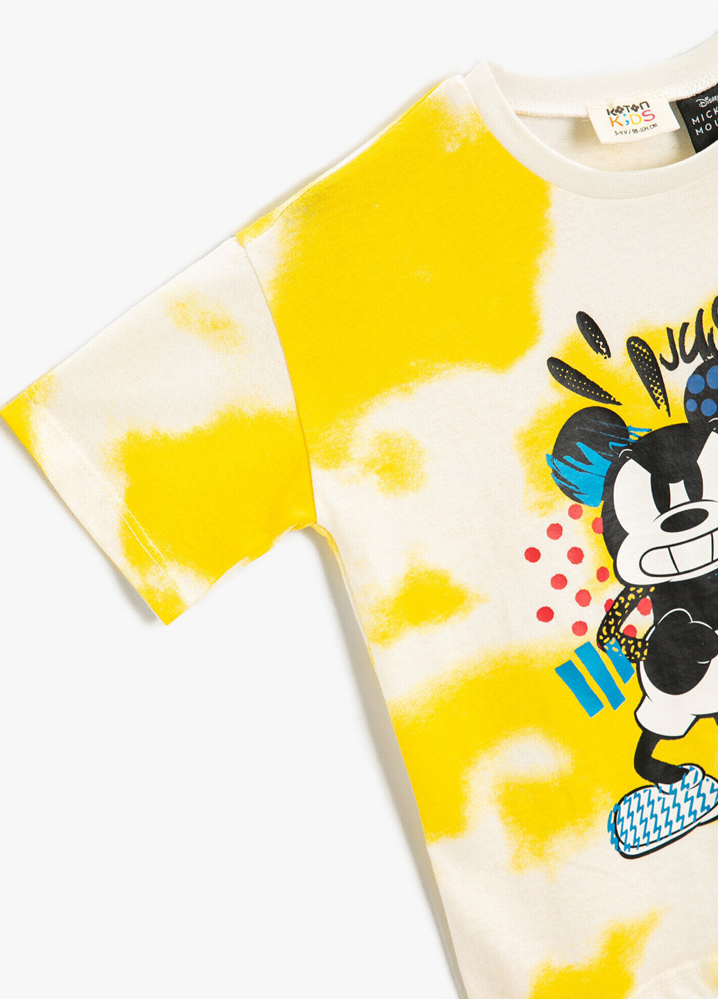 Желтая летняя футболка KOTON