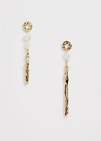 Серьги - подвески Warehouse S21 золотистые Asos (228702212)