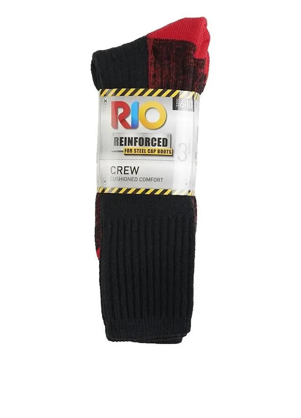 Чорні шкарпетки (3 пари) RIO однотонні (303261300)