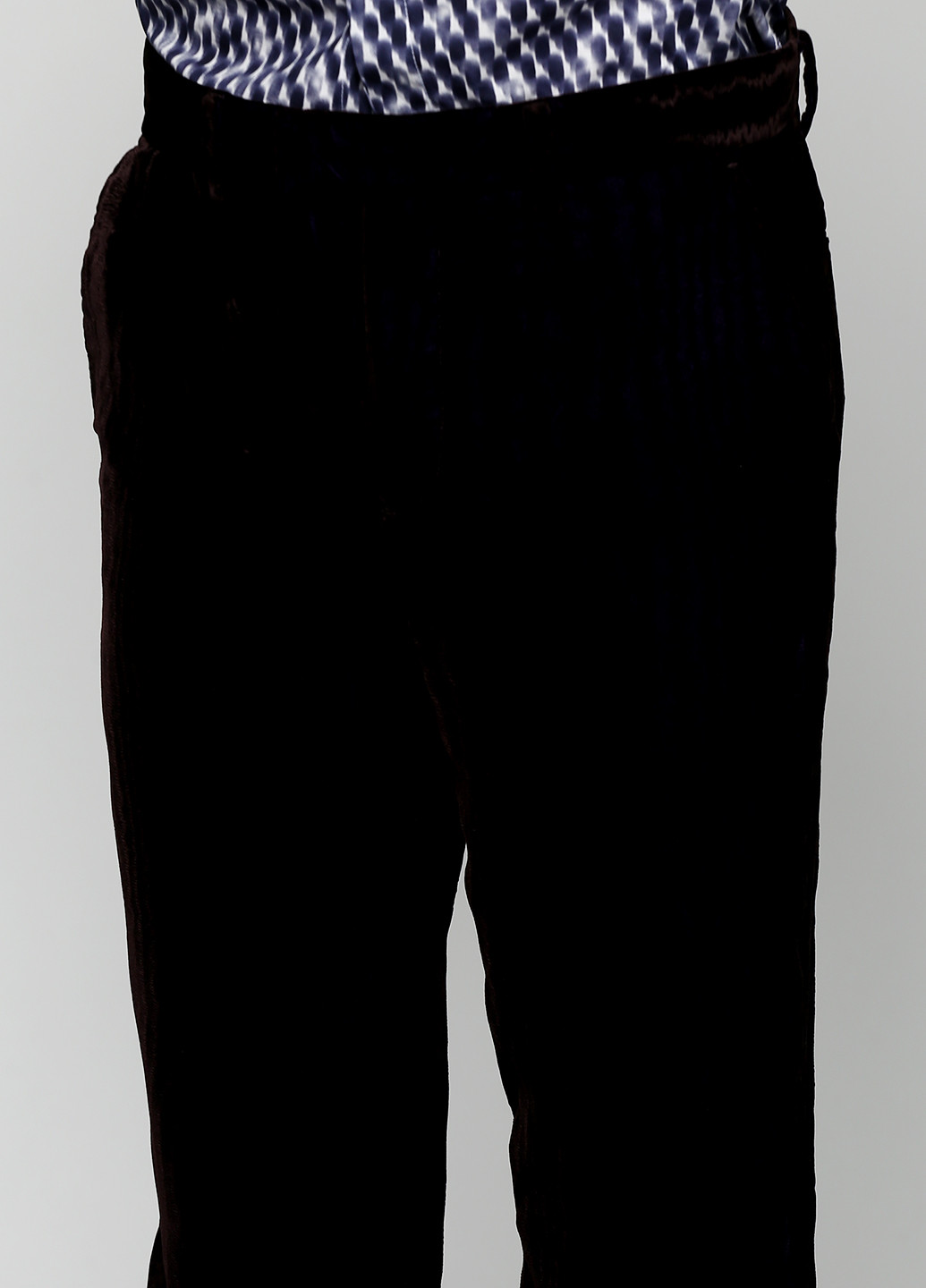 Темно-коричневые кэжуал демисезонные прямые брюки Armani